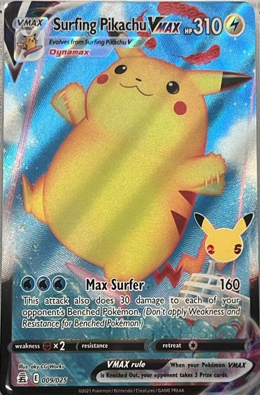 Surfing Pikachu VMAX