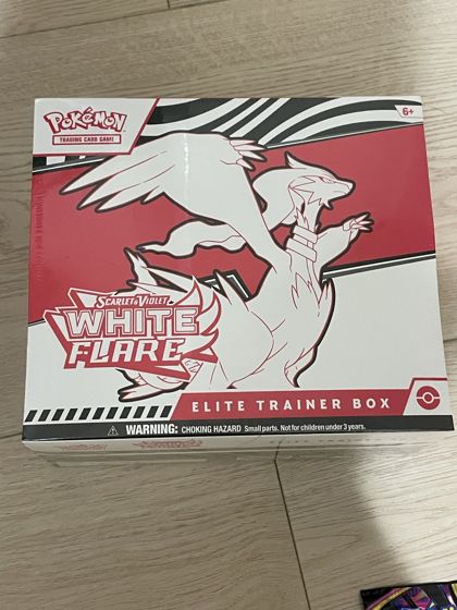 White Flare Elite Trainer Box